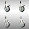 Service Caster 5 Inch 316SS Thermoplastic Rubber Swivel 3/4 Inch Stem Caster Lock Brake, 2PK SCC-SS316TTLEX20S514-TPRB-2-S-2-34 - alternate 1